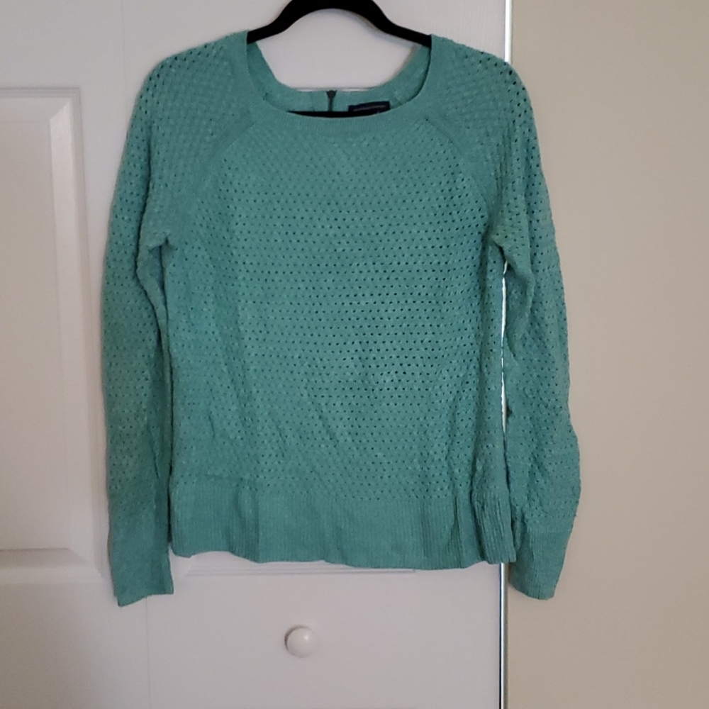Light teal sweater
